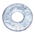 Midwest Fastener Flat Washer, For Screw Size 1/2" , Steel Galvanized Finish, 130 PK 05628